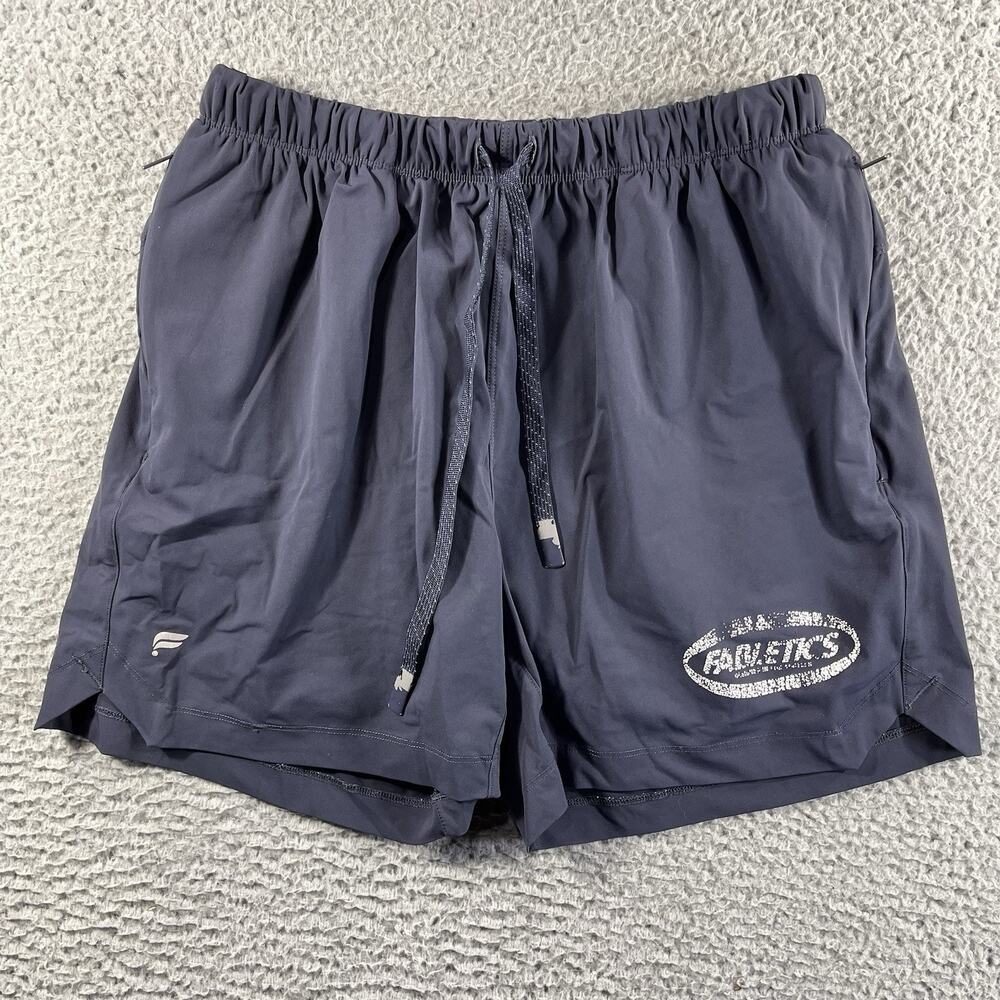 Fabletics The One Shorts Mens XS Blue 5" Inseam Lined Athletic Running Gym 26x5
